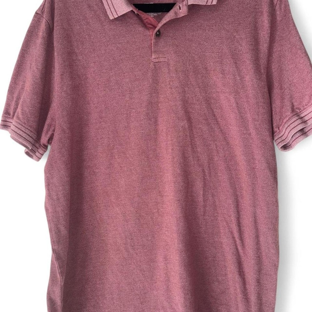 Marc Anthony Luxury Dusty Rose Pink Short Sleeve Polo Shirt